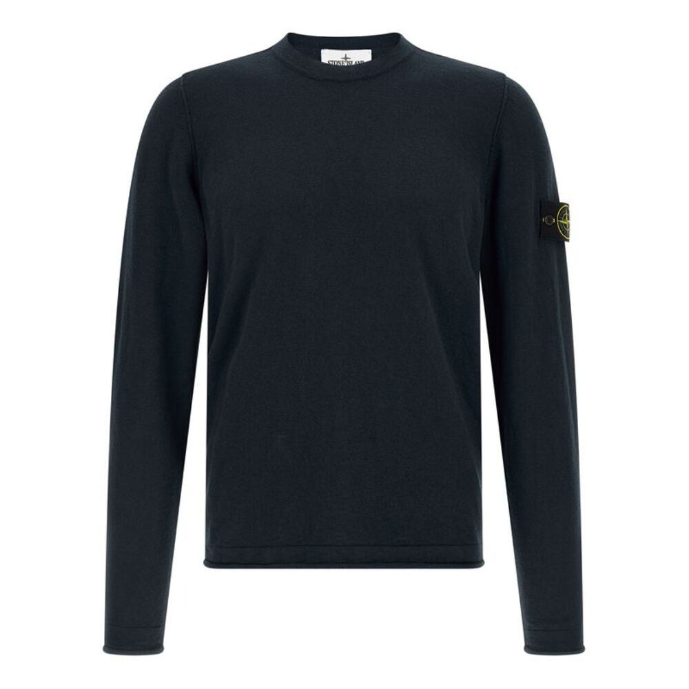 Stone Island Blue Cotton Men's Cardigan